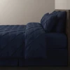 Midnight Blue - Pintuck Quilt Cover