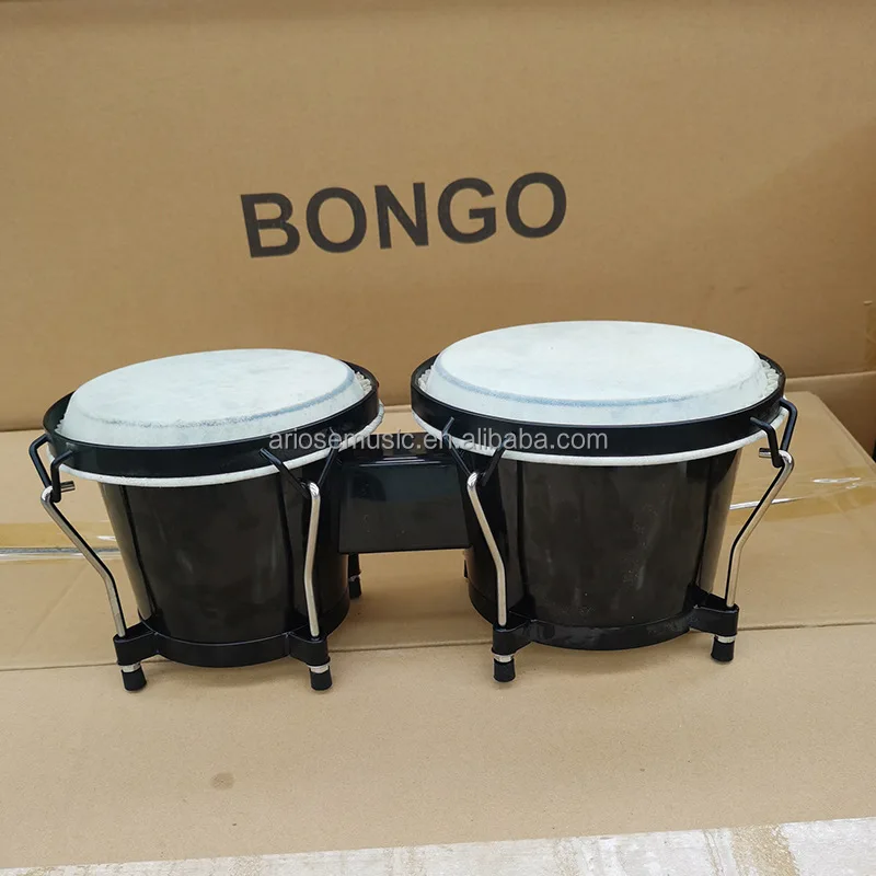 Natural Adult Bongo Drum Set for Kids Beginners Transparent Bongo Drums ...