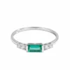 Solid White Gold