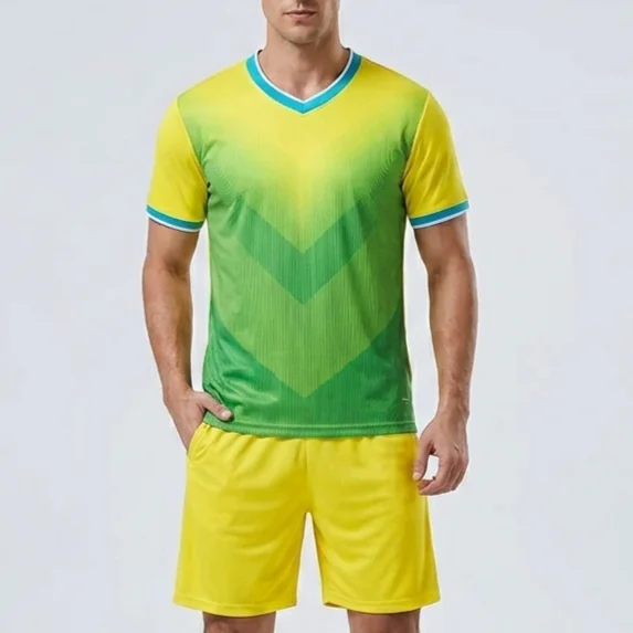 Custom Sublimated Soccer Uniform - Professional Polyester Football Jersey Set - OEM Team Sportswear Manufacturer