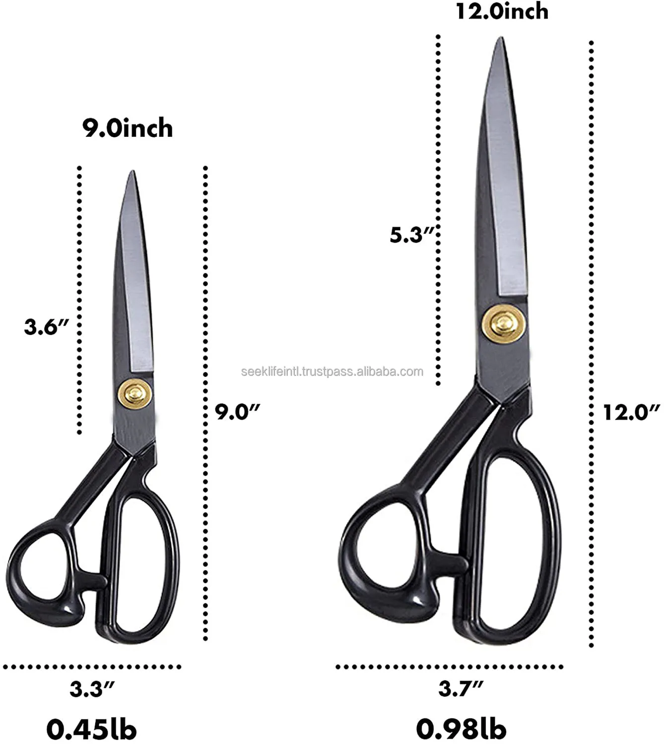 Pakistan Stainless Steel Tailor Scissors / Shears Textile / Fabric ...