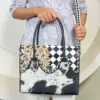 White & Black Checkered