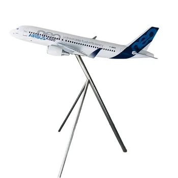 Outdoor Aircraft For Decoration 120cm Resin Business Model Plane Large Custom A320 Airbus Aircraft Model