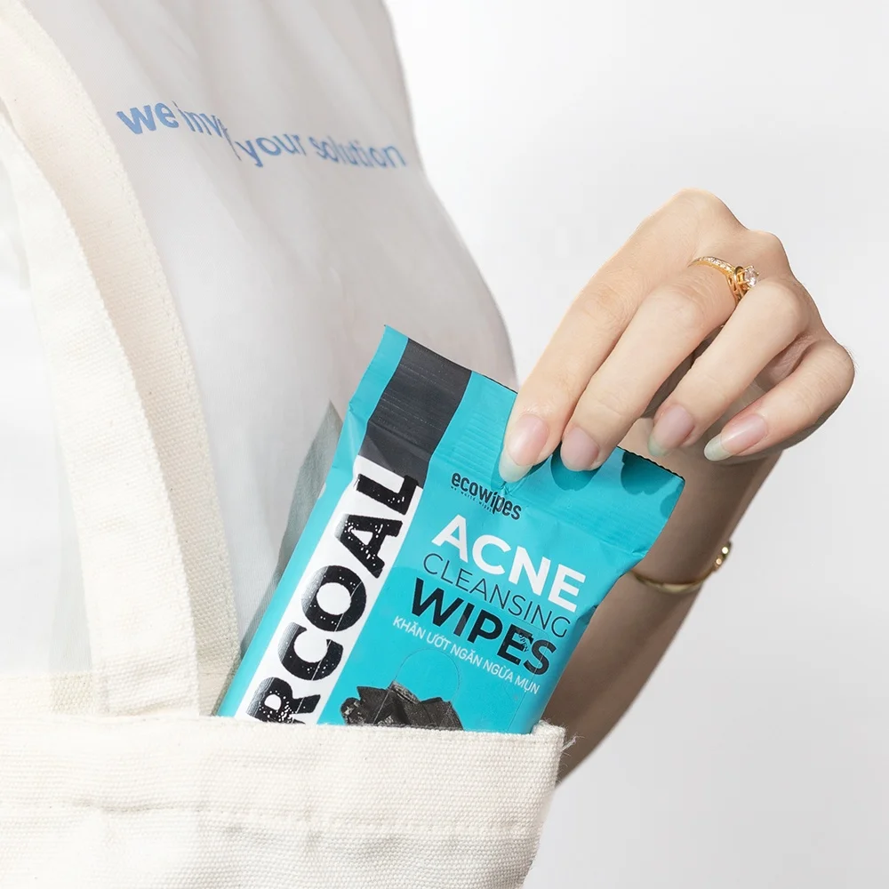 Acne Cleansing Wet Wipes Removal Disposable Disinfection Cleaning ...