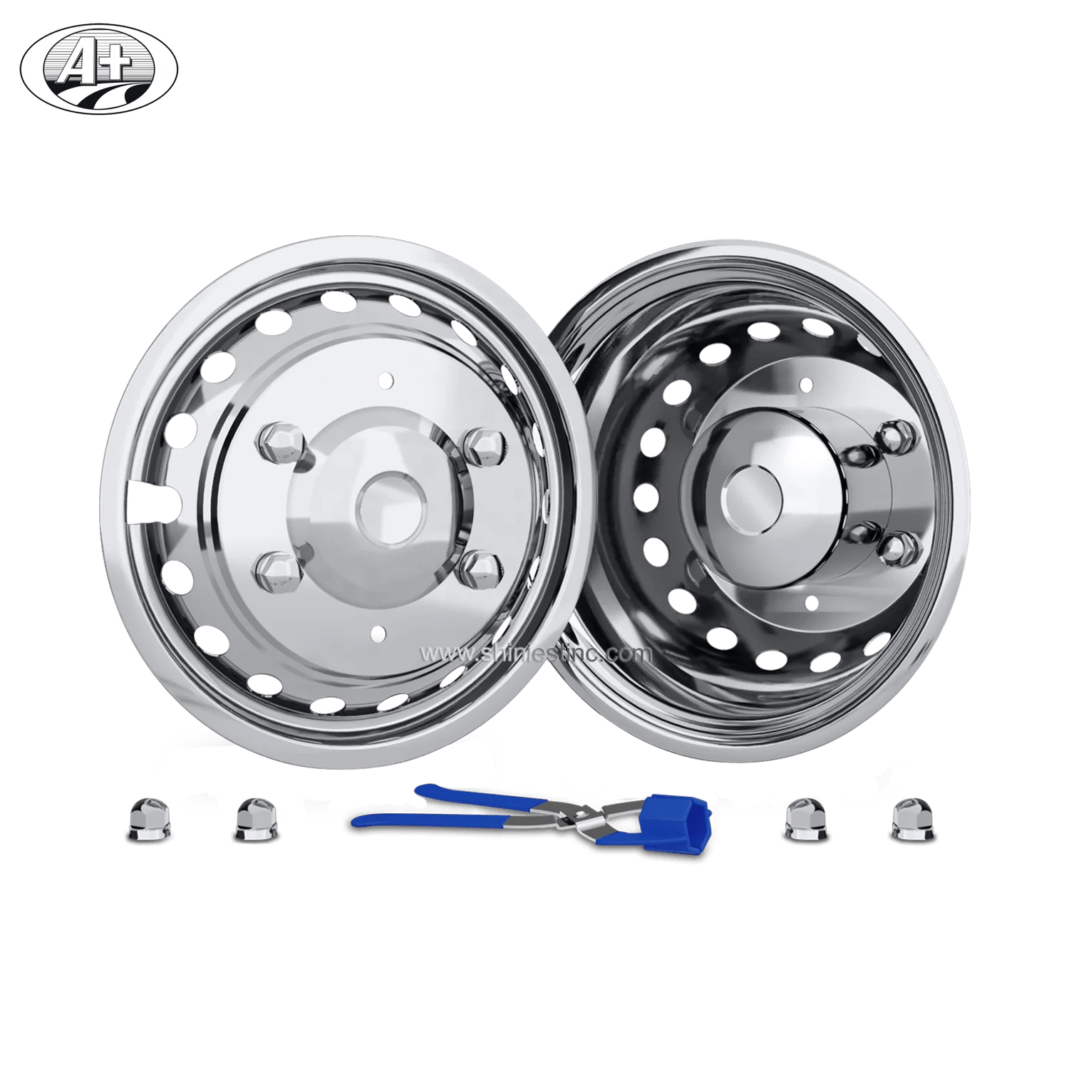 Car & Truck Parts SPRINTER 16" WHEEL SIMULATOR WHEEL COVERS HUB CAPS STAINLESS STEEL LINERS