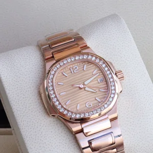 New High-quality Business Casual Designer Women's Quartz Watch Stainless Steel Stylish Waterproof Rose Gold Luxury Brand Watches