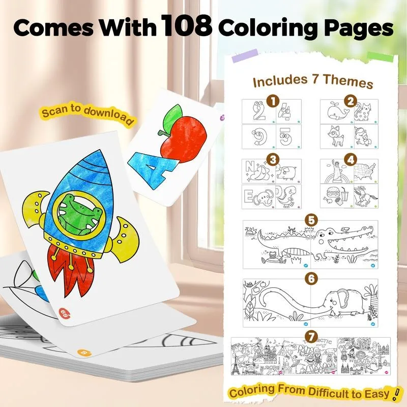 108 Coloring Pages Bonus