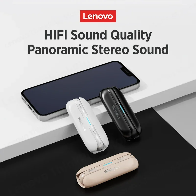 Clearance Sale Lenovo TW60 Gaming Sport Low Latency Earbuds TWS BT V5.3 Earphones HiFi Sound Noise Reduction Headphones