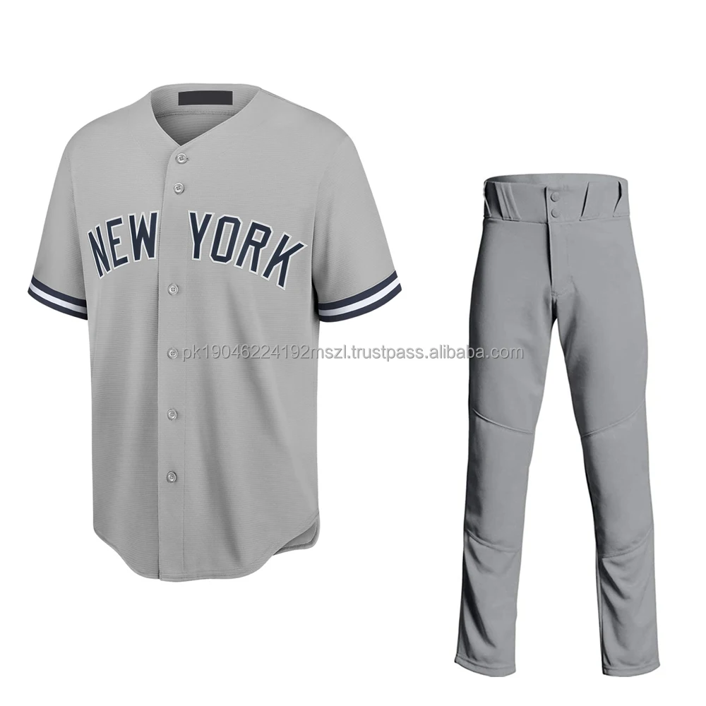 Professional Manufactured Made Baseball Uniform For Men's / Baseball