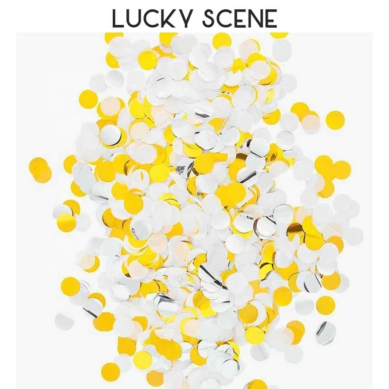 Разноцветные бумажные конфетти, праздники и украшения на день рождения, разные цвета, S00014