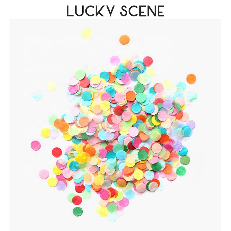 Разноцветные бумажные конфетти, праздники и украшения на день рождения, разные цвета, S00014