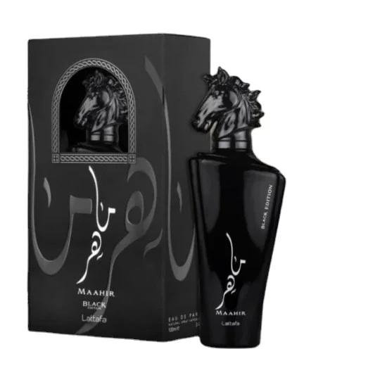 Source Perfume MAHIR Black Edition By Lattafa 100 ML men's Eau de