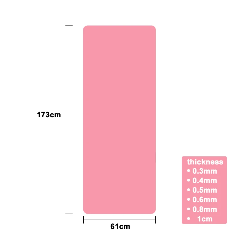 EVA Yoga Mat for Beginners Non Slip Exercise Mat Home Gym Yoga Studio Stock product detail 2