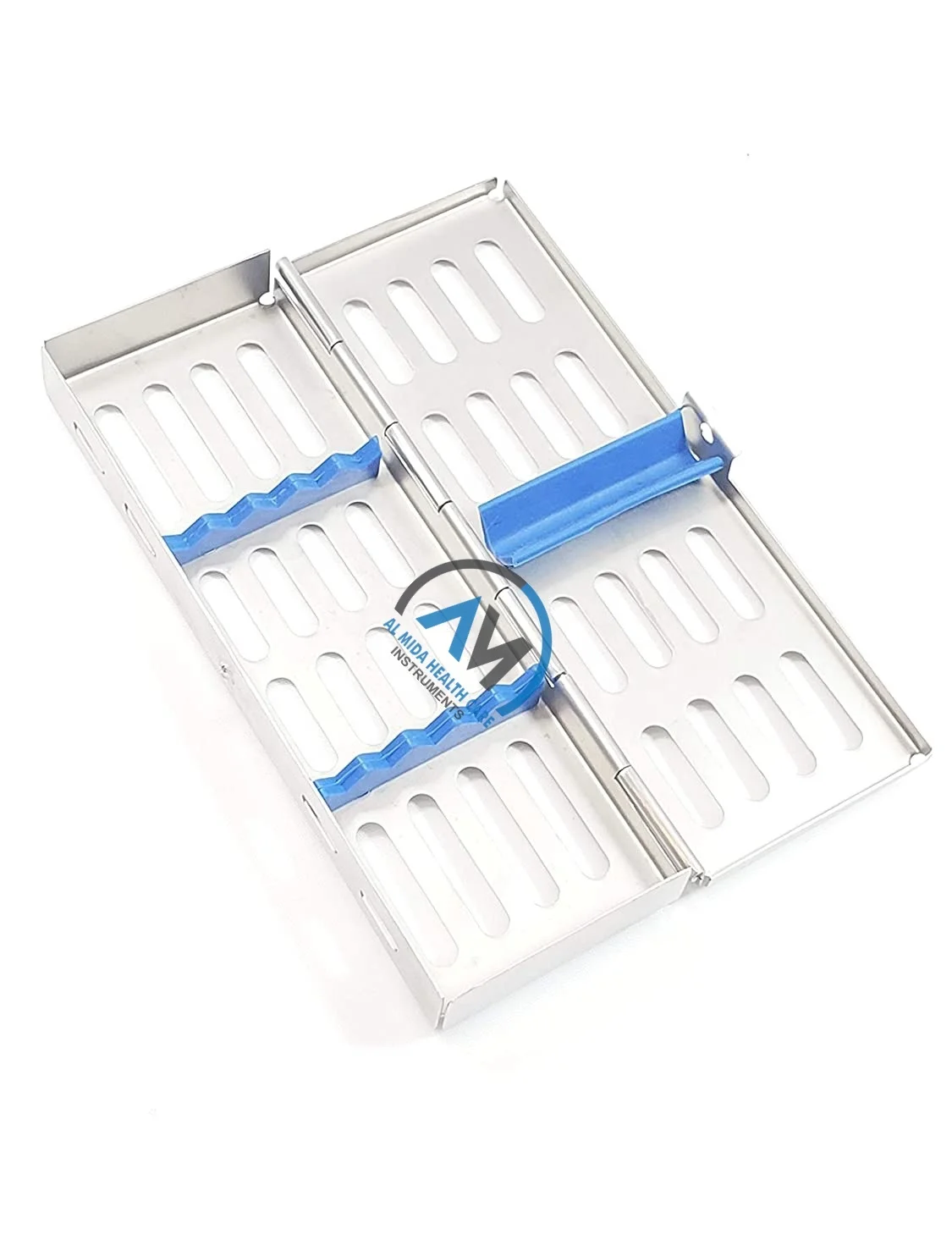 DENTAL STERILIZATION CASSETTE RACK TRAY BOX for 5 LAB INSTRUMENTS