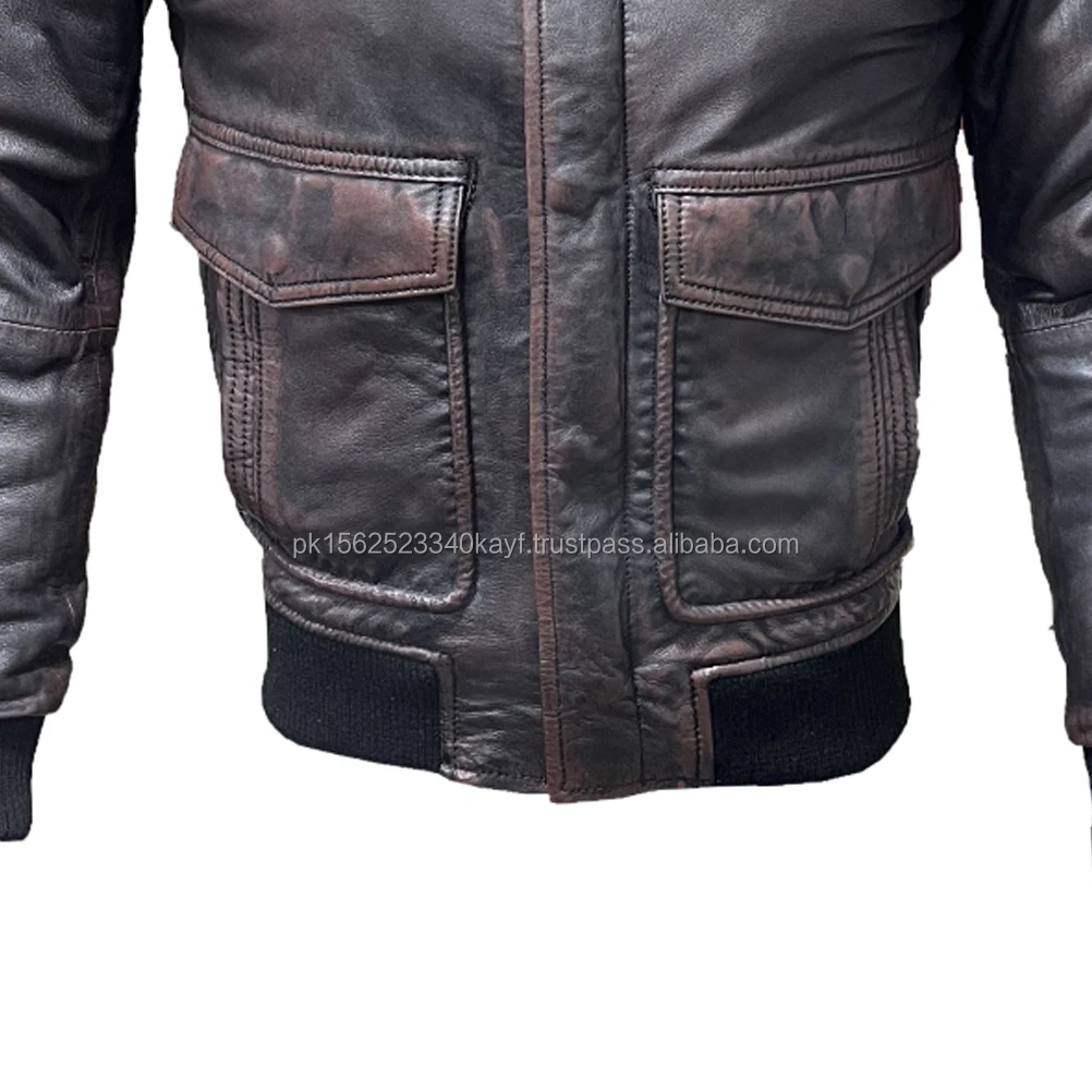 Fully Customized Genuin Leather Men Leather Jackets And Men Apparel For