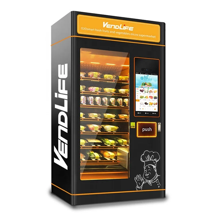 Frozen Food Vending Machine with microwave - Vendlife