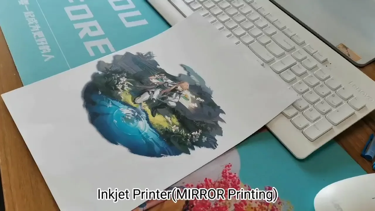Unewprint Heat Inkjet A4 Light Transfer Papers From China For Inkjet