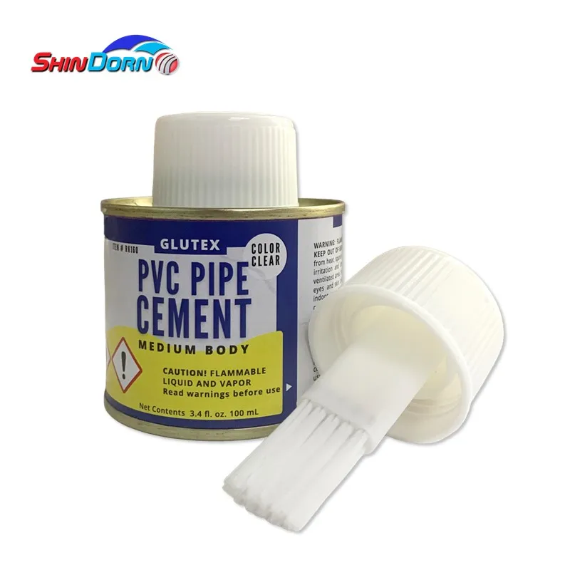 Wholesale Ml Pvc Solvent Cement Pipe Glue With Brush Applicator