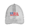 โลโก้ USA สีขาวสไตล์วินเทจ