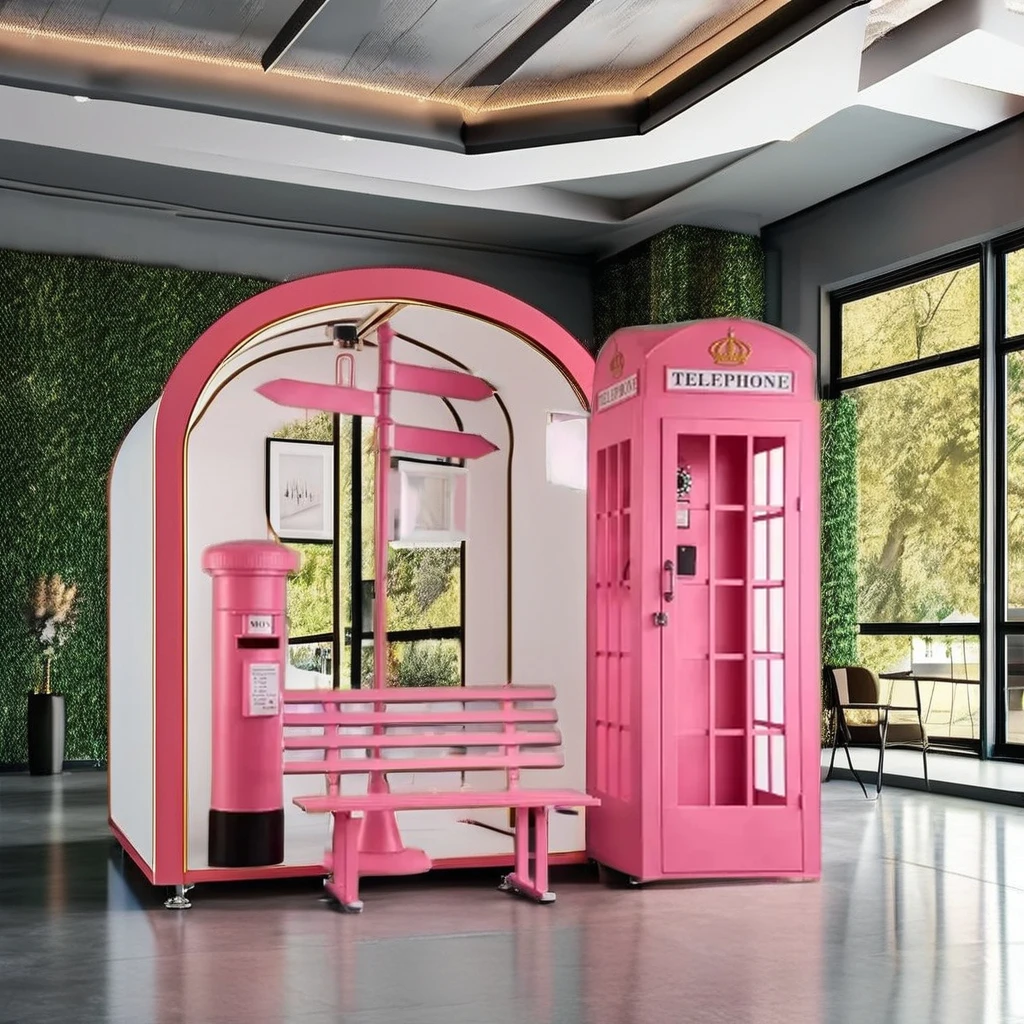 Effortless Operation Quick Setup Multifunctional 8ft Phone Booth Antique a Telephone Booth Acoustic Phone Booth