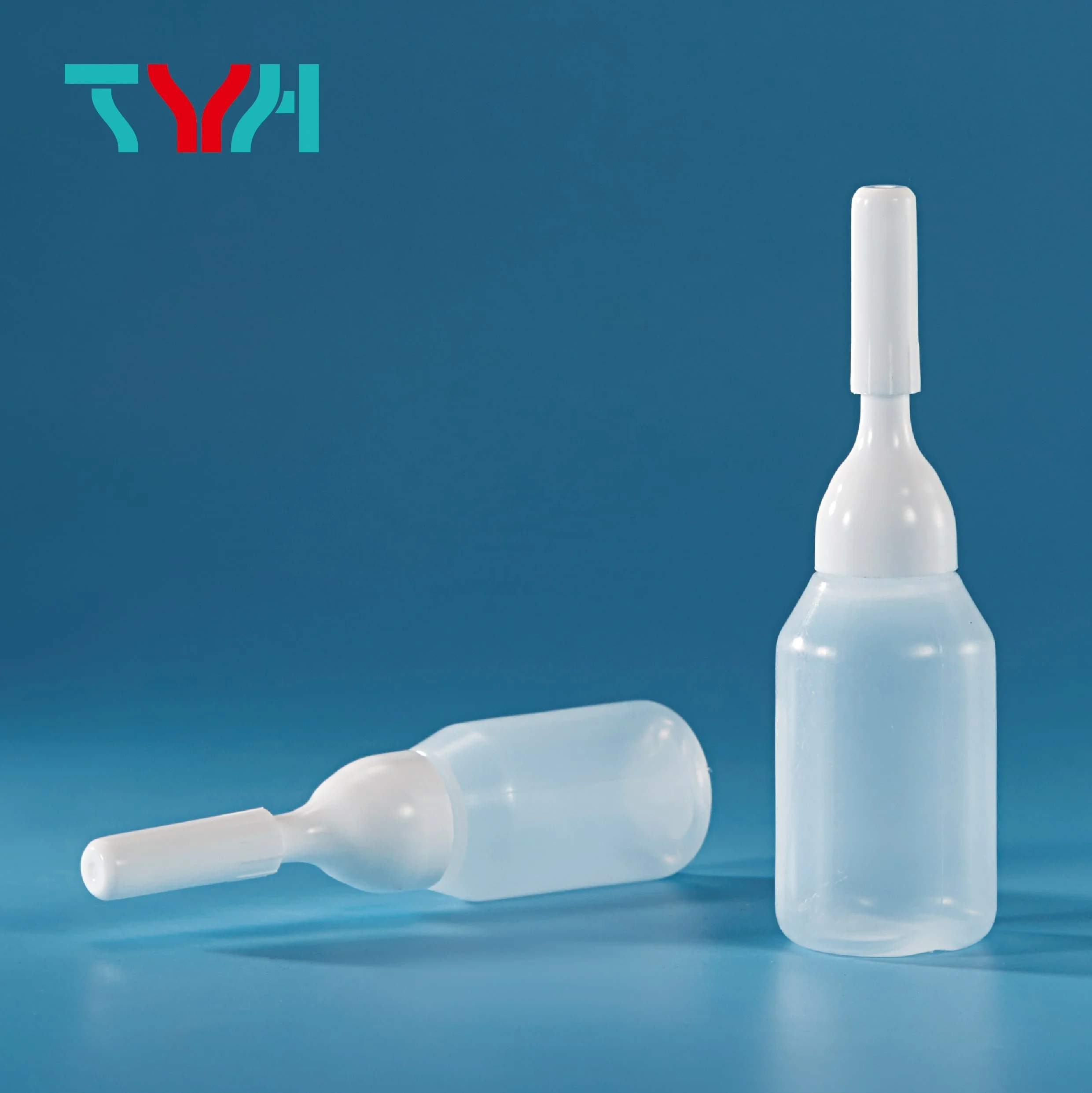 LDPE | PP Soft Squeezed Plastic Ampoules Serum Dropper Bottle with Screw-on Nozzle Cap in 3ml 5ml 8ml 10ml 15ml 20ml (HN Series)