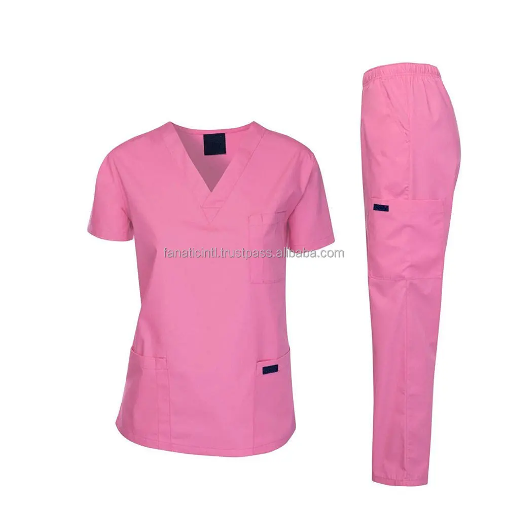 Women's Medical Uniform Scrubs Set Medical Nursing Jogger Hospital