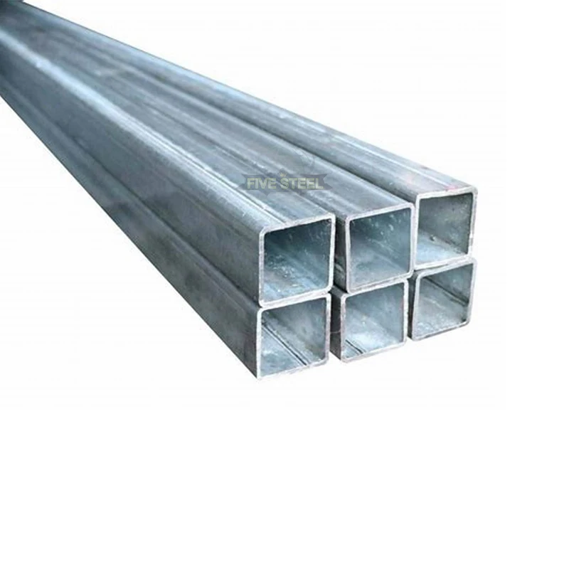 Galvanized Square Rectangular Steel Hollow Sections Steel Pipe Connector Perforated Tubing
