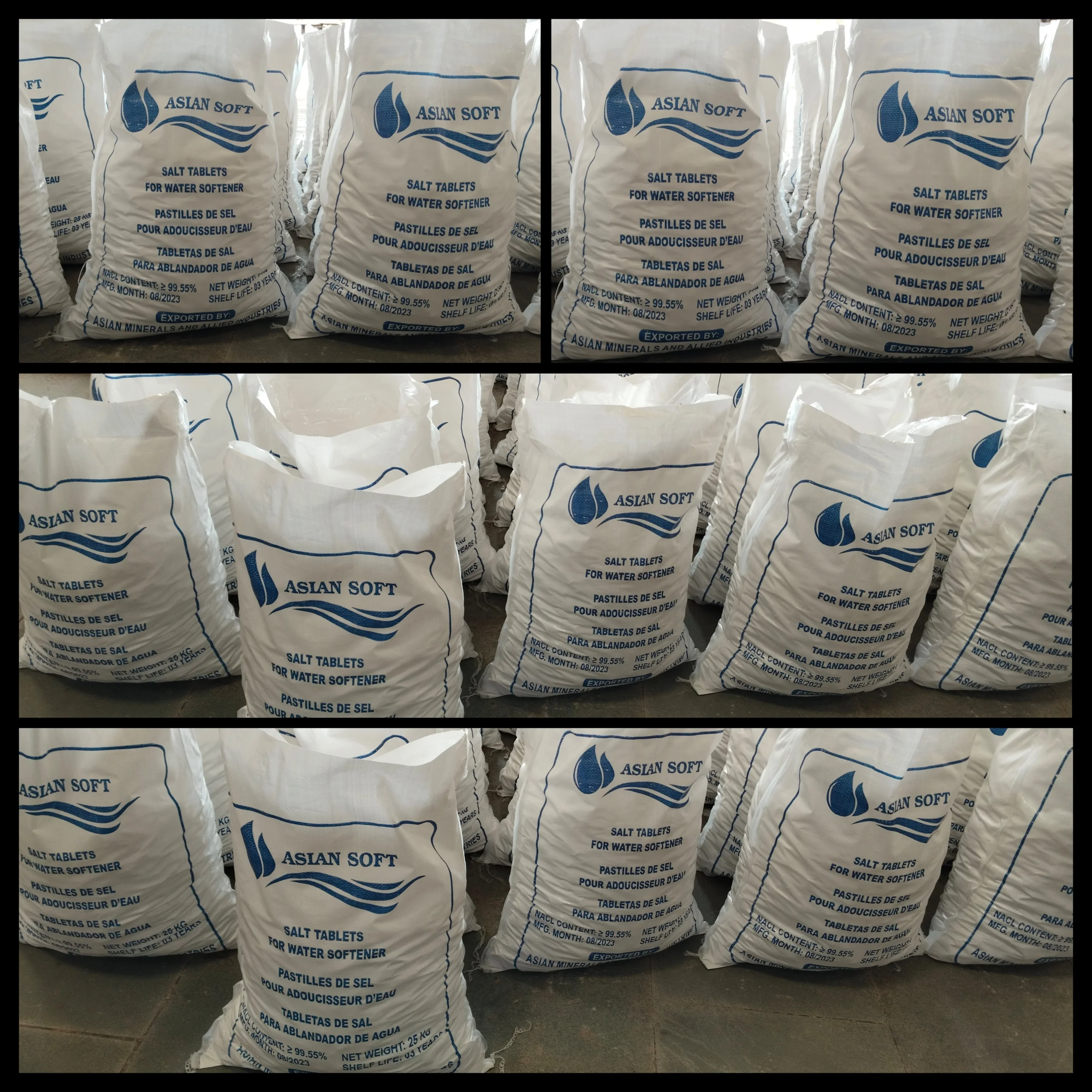 Sal Tabulae Pro Aqua Softener / Asian Soft Salt Tablets For Water