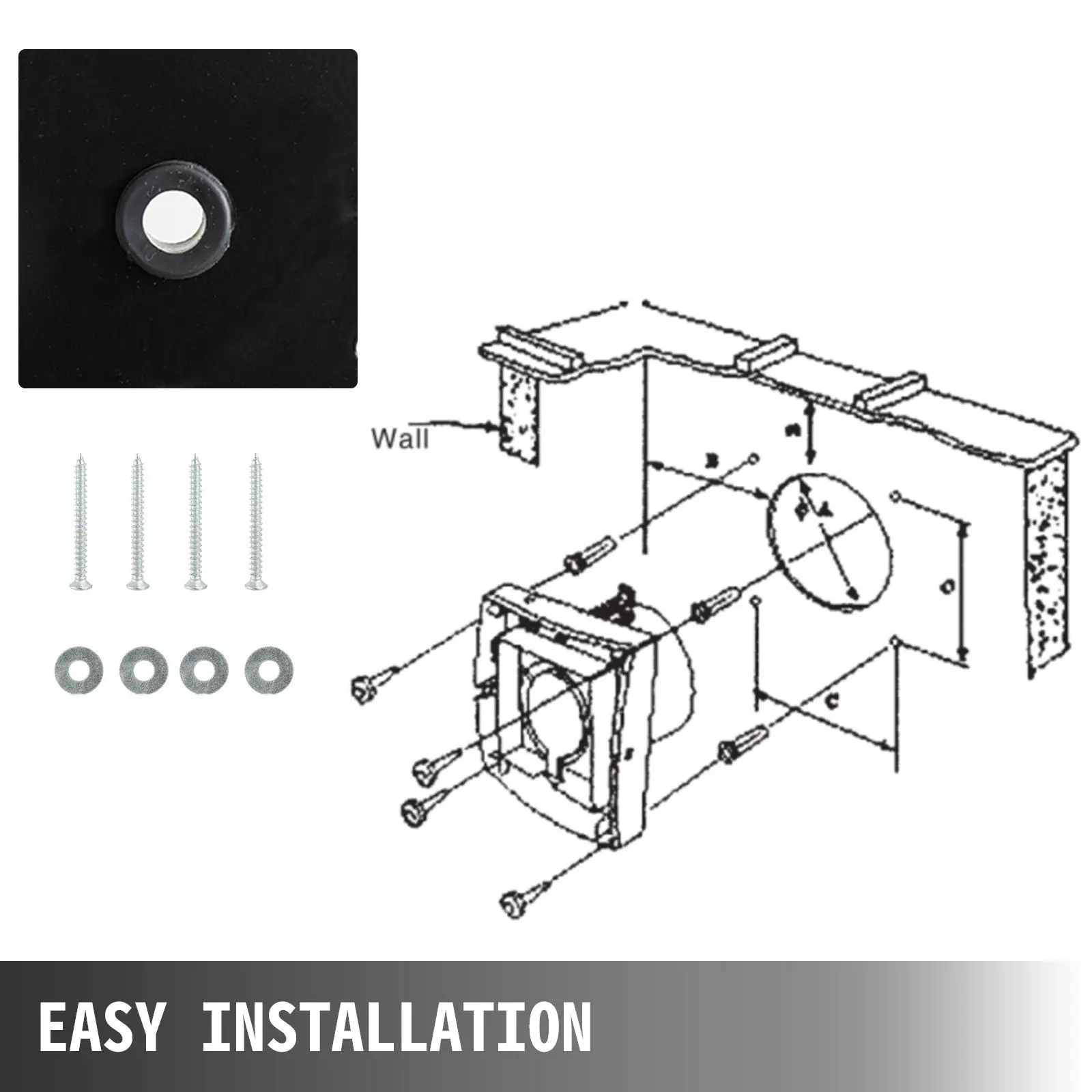 Axial Exhaust Air Blower, 300mm-Ball, Roof, 110V/220V" - detail 12