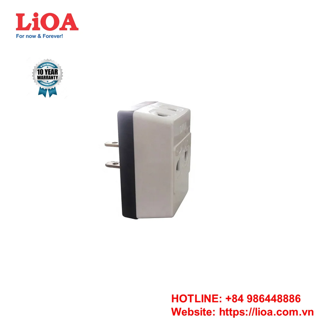 High Quality LiOA Triple Outlets Adapter with Round Phi5 Pin Plug-ON3NC5 Made in Vietnam