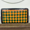 Tan & Green Checkered
