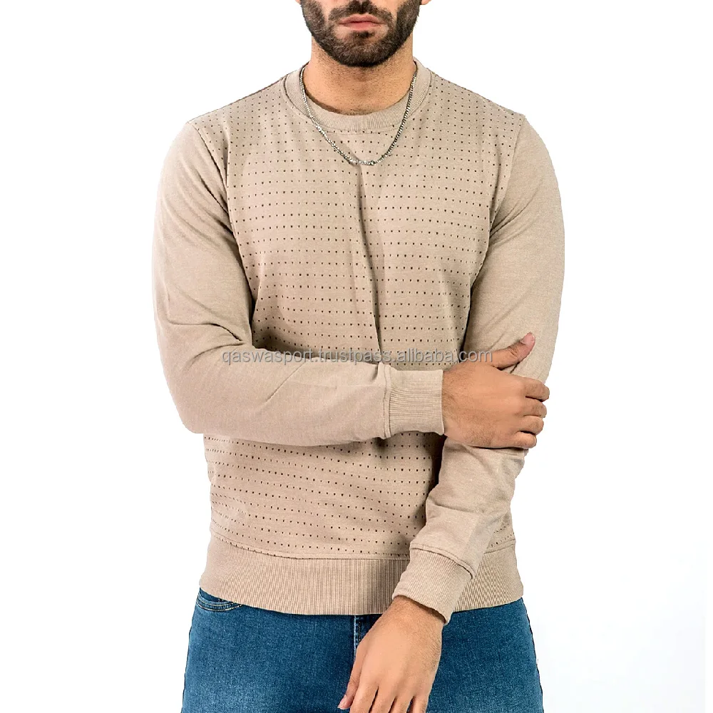 2023 New Men's Sweatshirts Long Sleeve Round Neck Autumn Men Sweatshirt