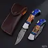 Blue & Brown Wood