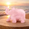 Rose Quartz Elephant