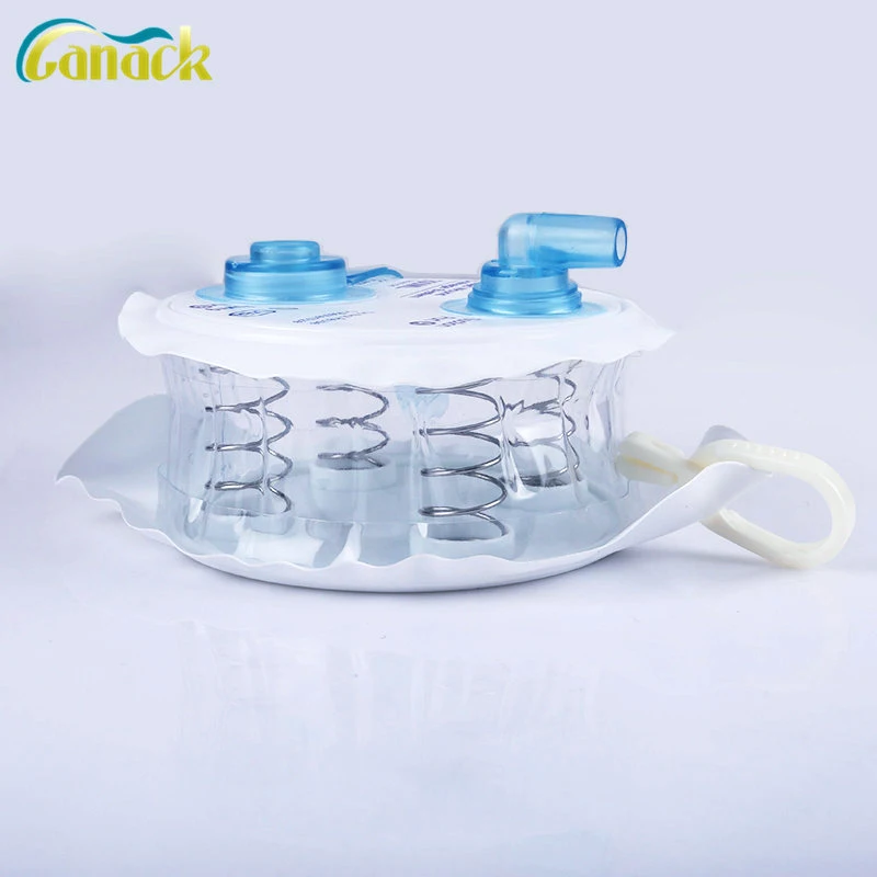 High Quality Medical  200ml 400ml  PVC Spring Closed Wound Drainage System