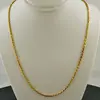 Golden chain necklace