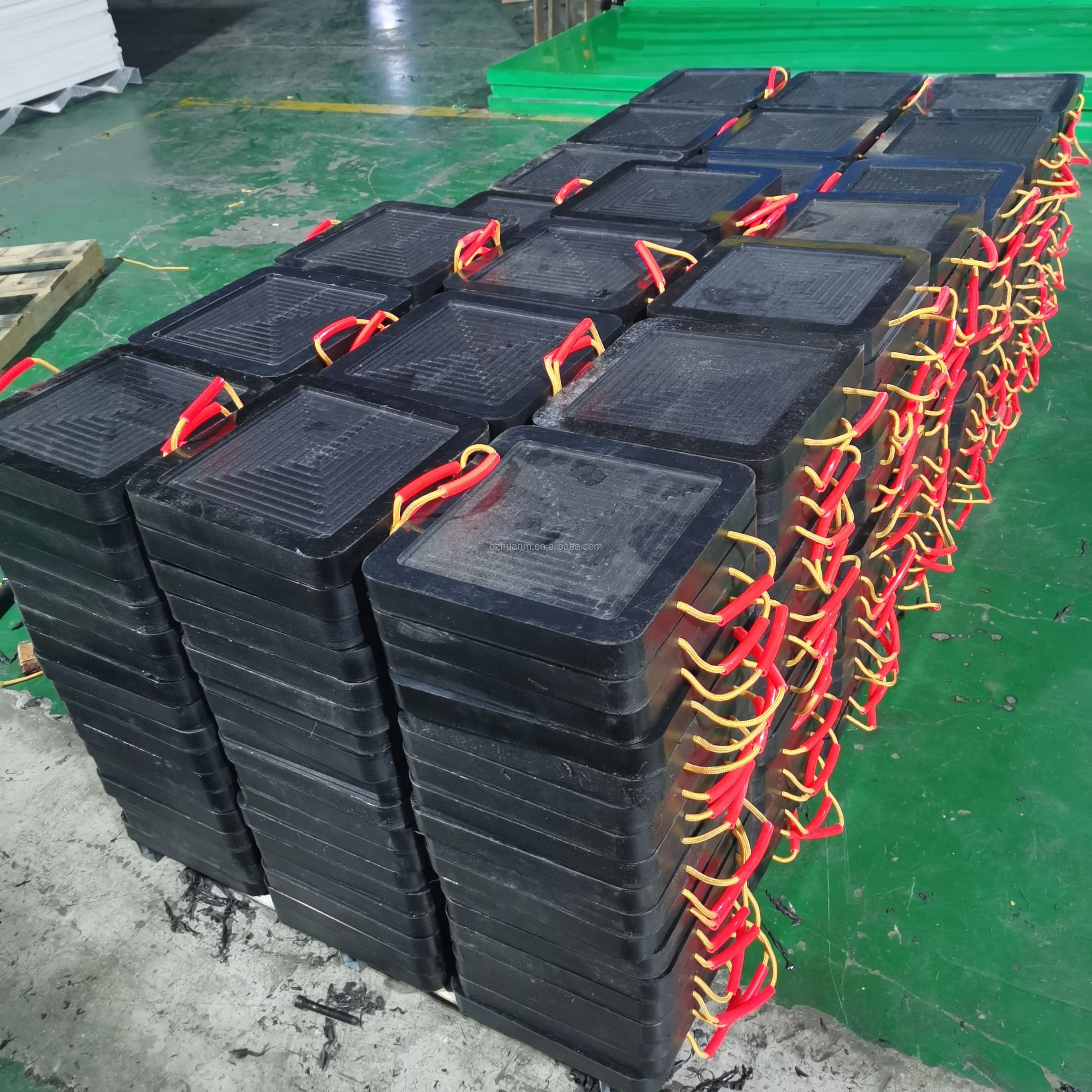 Virgin Uhmwpe Outrigger Jack Pad Heavy Duty Crane Leg Mat Load