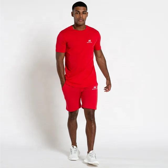 Camiseta Y Conjuntos Cortos De Color Rojo Para Hombre,De Hawk Eye  Sports,Verano 2022,Verificada Por Paypal - Buy Nuevos Hombres De Manga  Corta De Dos Piezas Conjunto Corto De Los Músculos Fuerte Asequible
