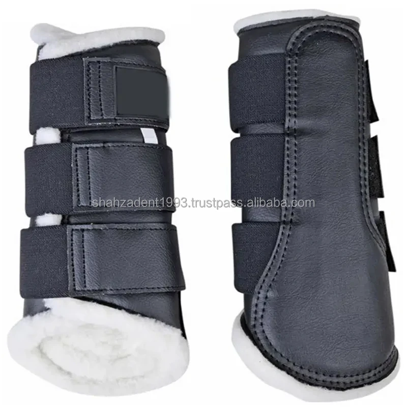 High End Horse Brushing Boots For Horse Care Wholesale Equestrian Horse Equipment Buy Custom