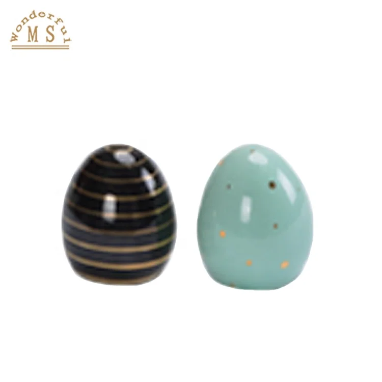 ceramic candle holders wholesale  candle jar easter egg shape multi function mini succulent flower pot pearl effect for passover