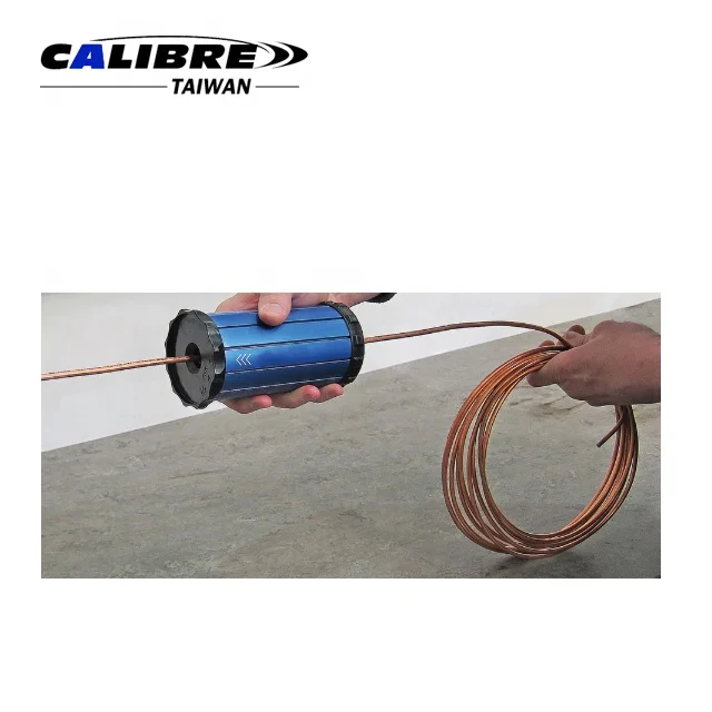 CALIBRE 3 in 1 Hand Held Brake Line Pipe Tube Can Straightener - 3/8", 1/4" and 3/16" Diameter Tubing