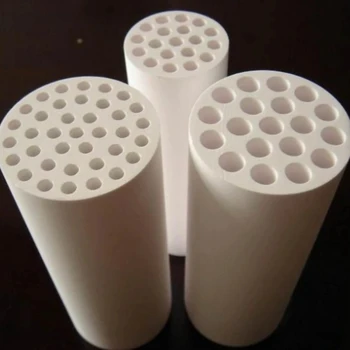 ZW-RA For Furnaces Porous Corrosion Resistance 99% Al2O3 Ceramic Abrasive Alumina Ceramic Filter Tube
