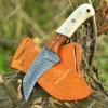Damascus Steel & Camel Bone, Wood