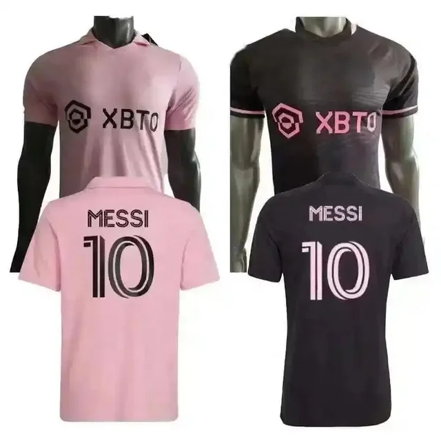 2023 2024 Thai Quality New Style Men's Inter Miami 10 Messi Fan Player Version Football Soccer Jersey