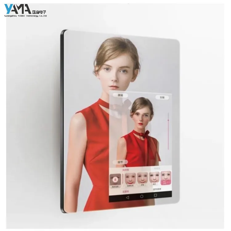 Digital Signage and Displays Magic Mirror Interactive Touch Screen TV 32inch Monitor Totems