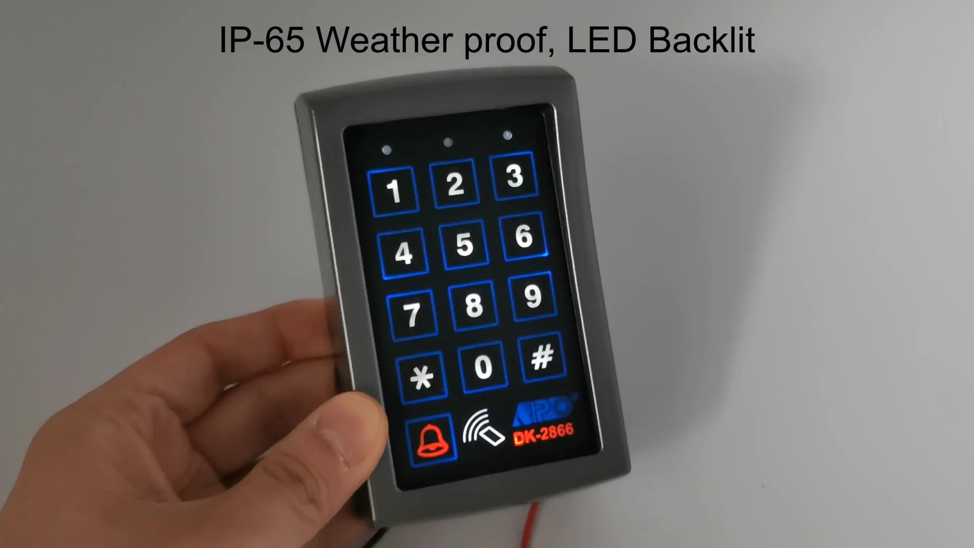 Aei Apo Dk2866 Valuable Plastic Housing Access Control Keypad Reader Three Outputs 125khz