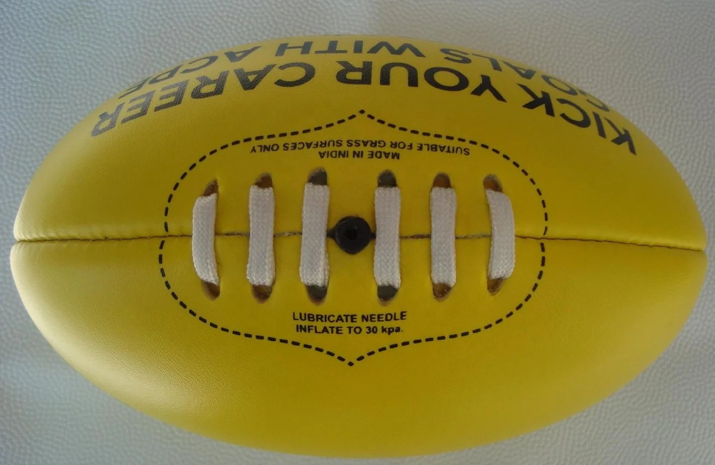澳大利亚规则足球橡胶AFL球手工缝制澳大利亚足球全手工缝制，供专业使用