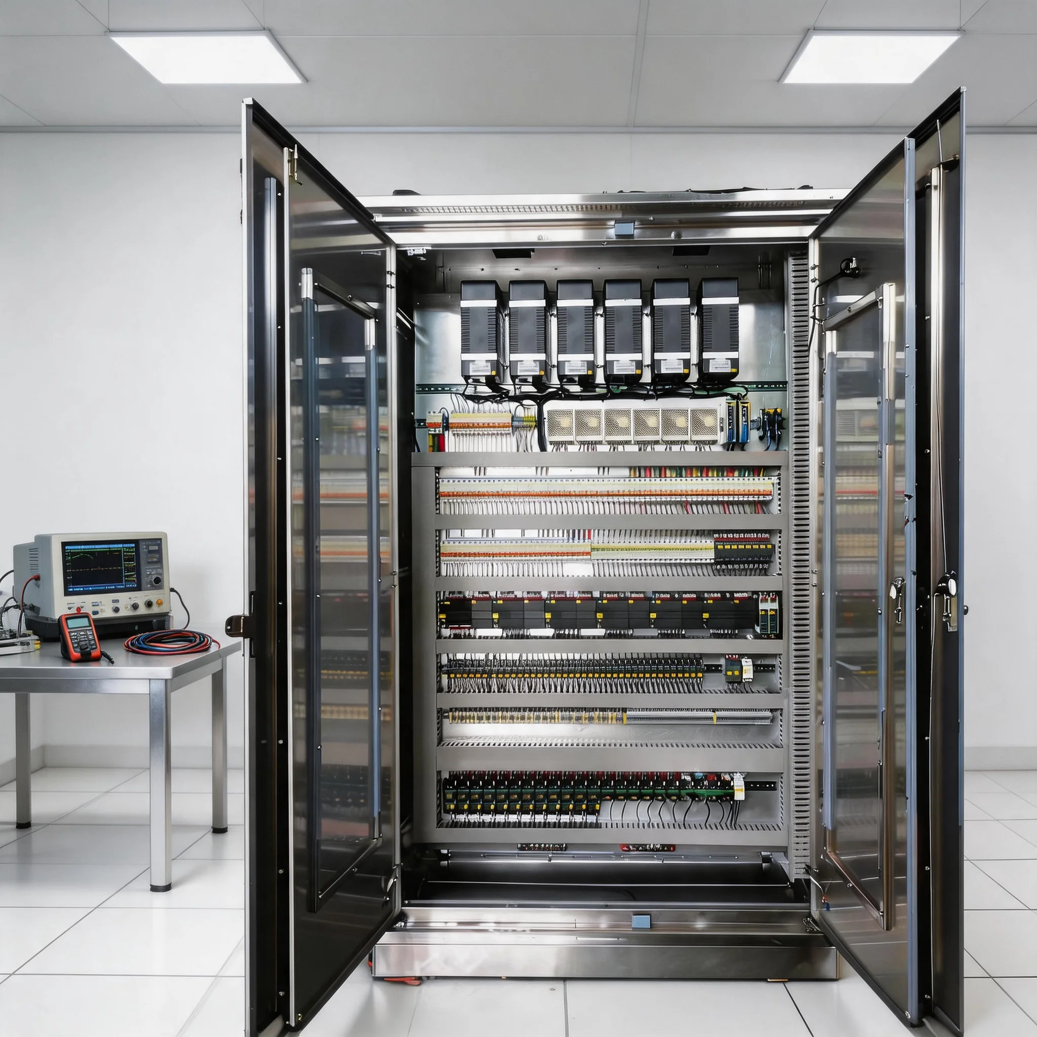 Real Time Ethernet Motion Control Electrical Control Cabinet with Robotic Arm Interface for Factory Automation and Welding Cell