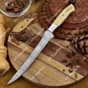 Damascus Steel & Camel Bone , Steel Bolster