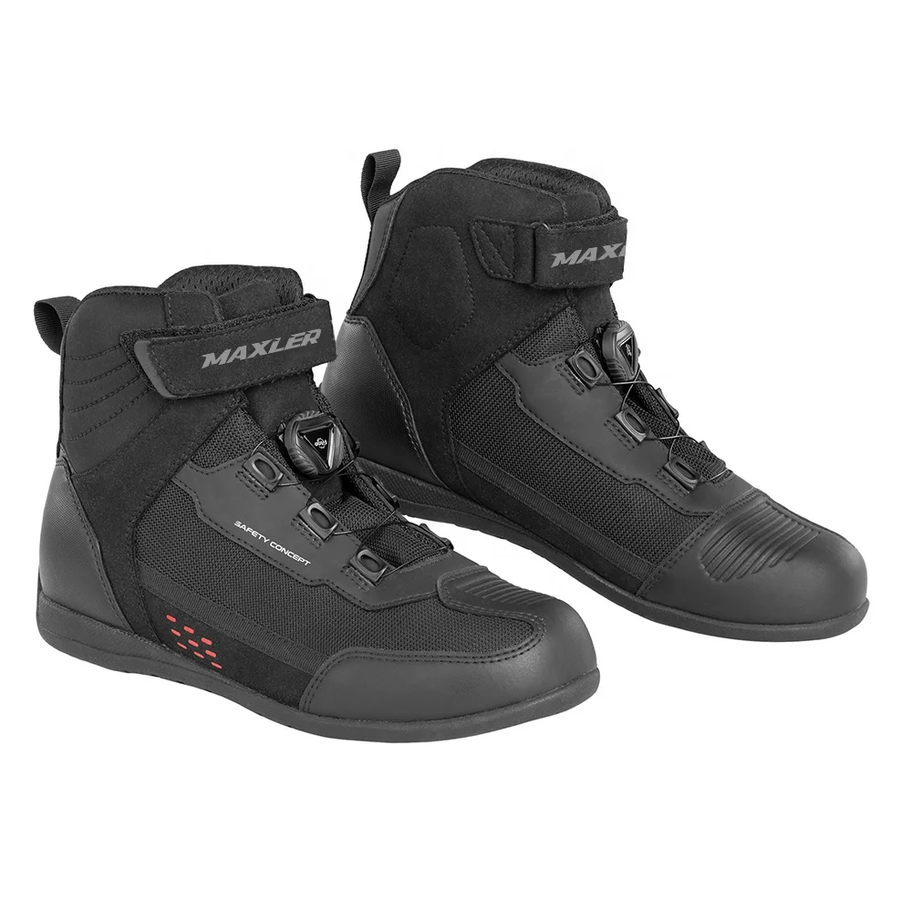 FHQGZT Bottes Motard Street Casual Antidérapantes et Cnfortables FHQGZT Bottes Motard Street Casual Antidérapantes et Cnfortables